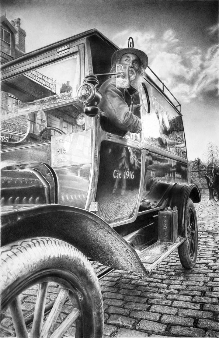 Old car by francoclun
