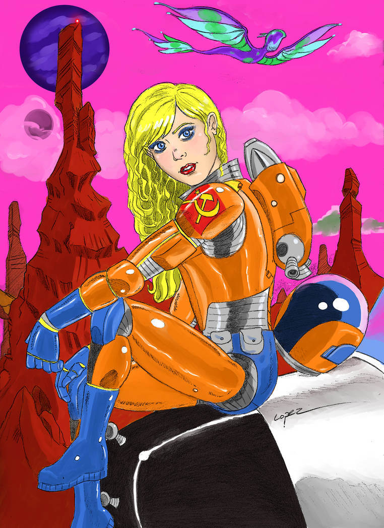 Captain Sera Besh Waits by Robsojourn