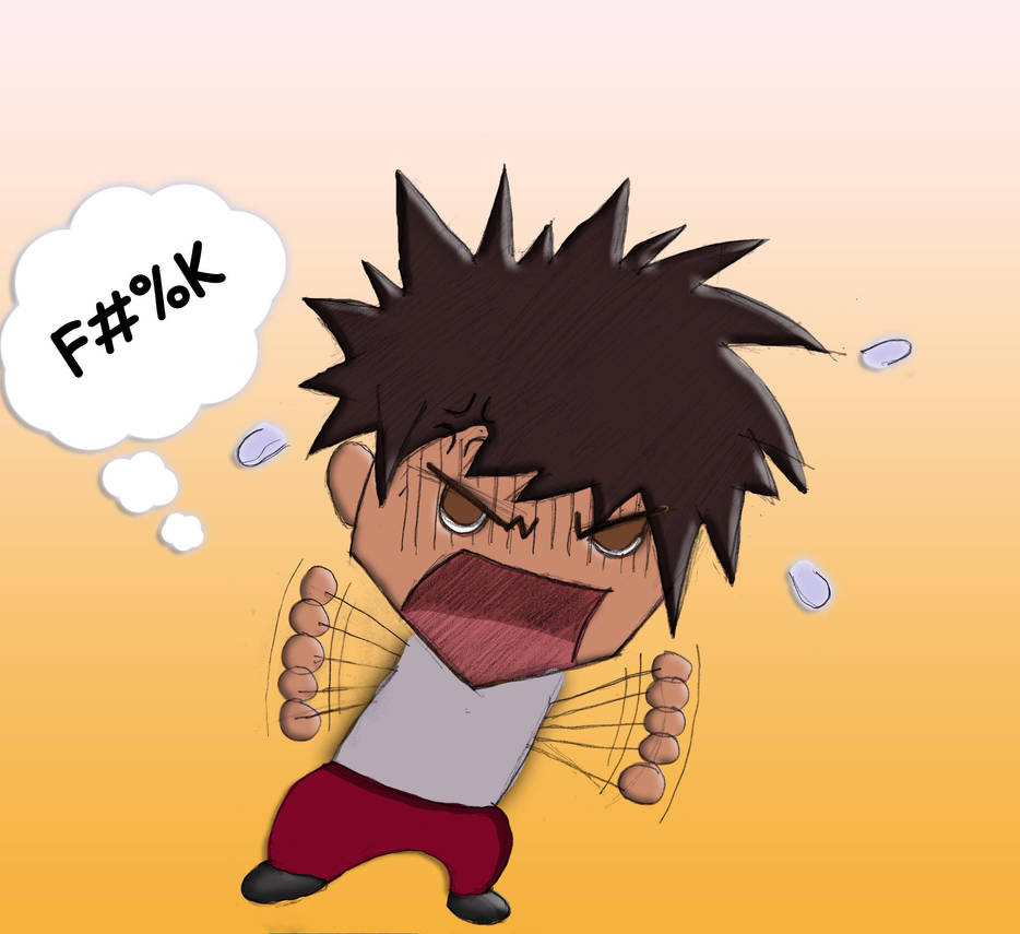 Angry Chibi Boy By Reaperjr150 On Deviantart