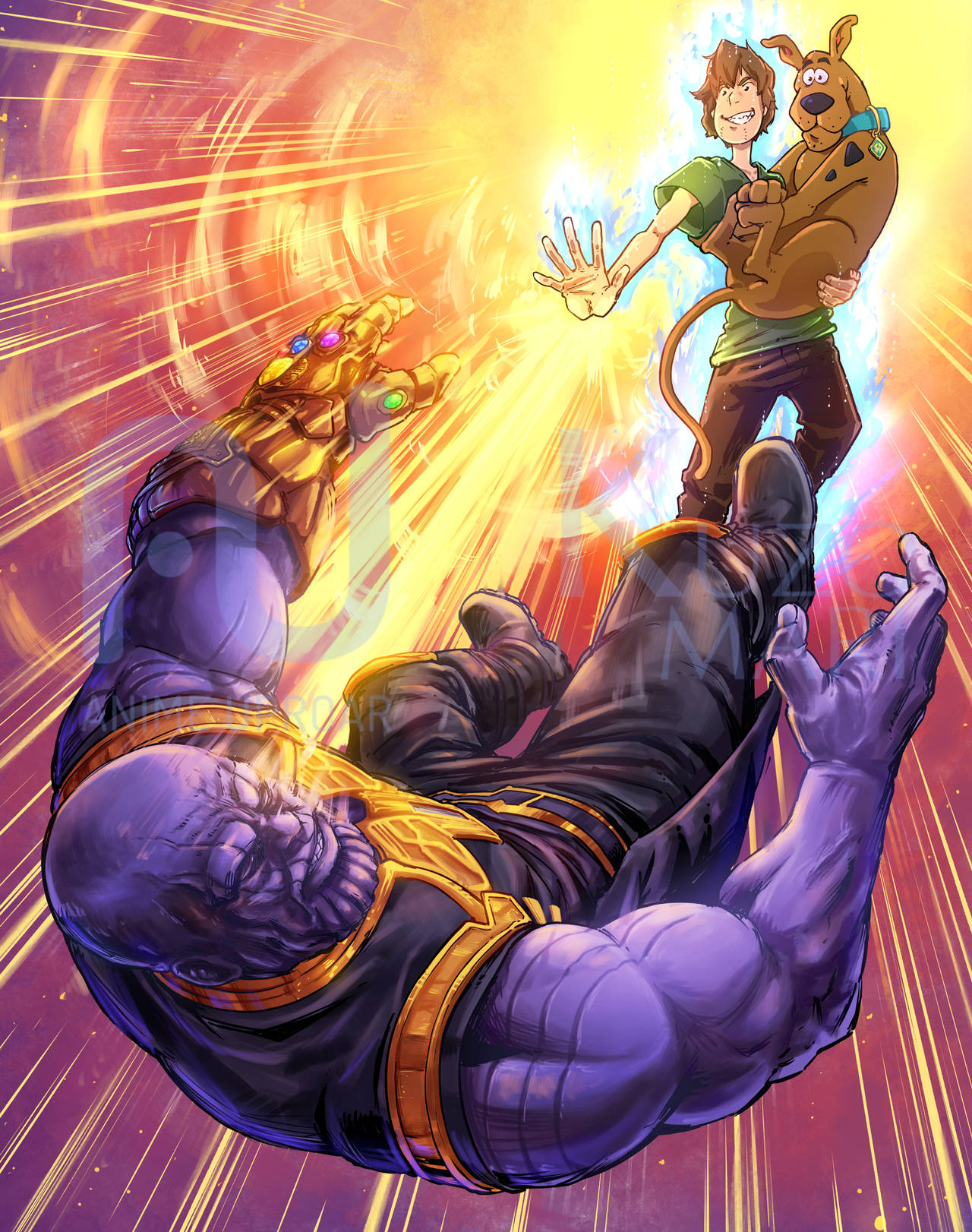 Shaggy Vs Thanos by Kuzomari on DeviantArt