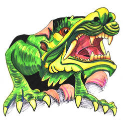 Dragon Tattoo design by TheSpazOutLoud