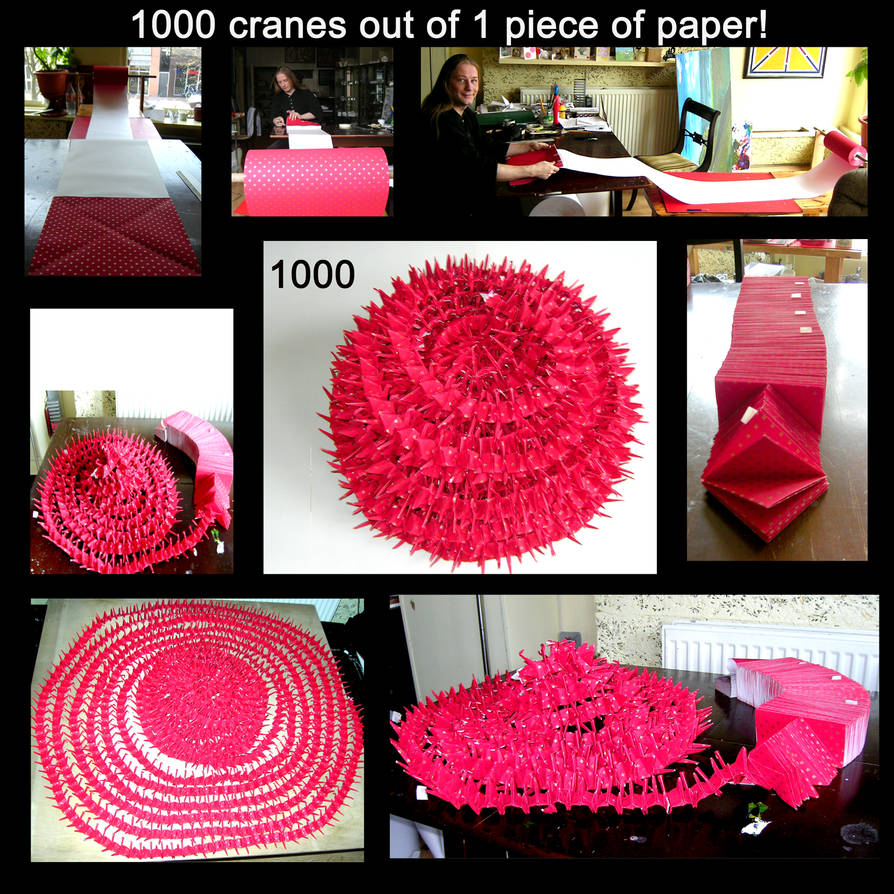 1000 cranes out of 1 by MannaOri