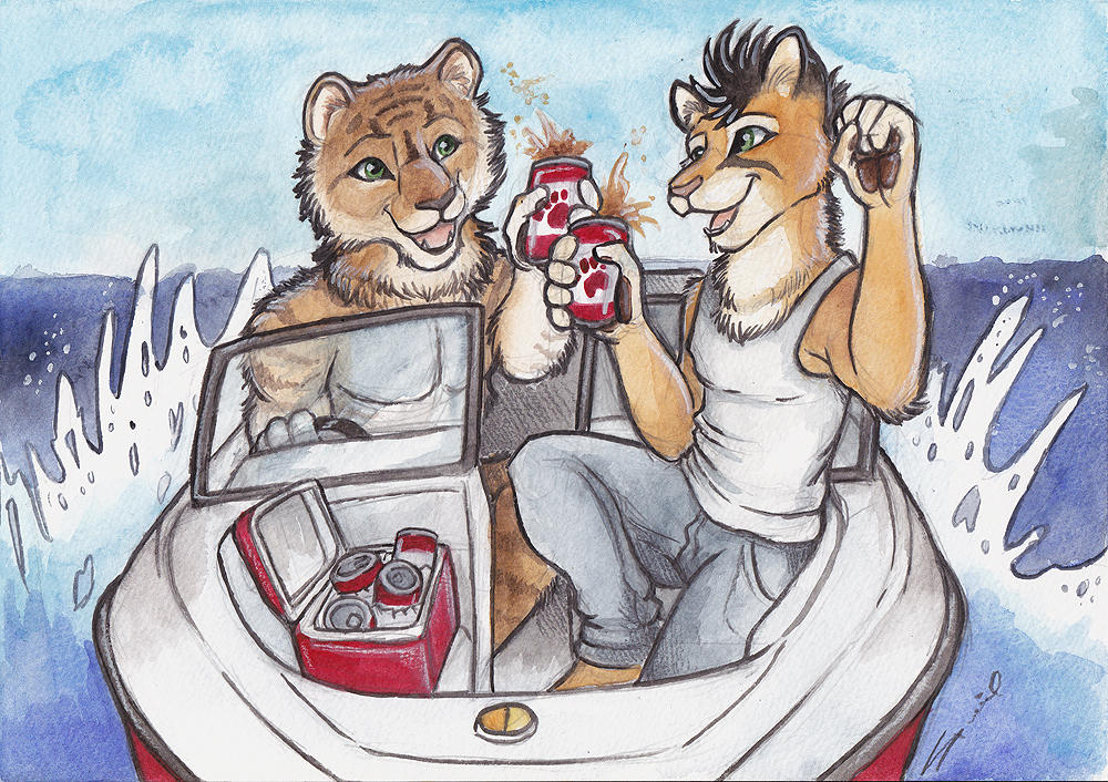 Boating and Beer! by shiverz
