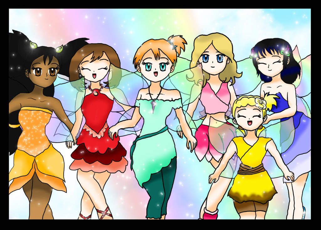Pokemon Girls Flower Fairies by Dark-Anmut on DeviantArt