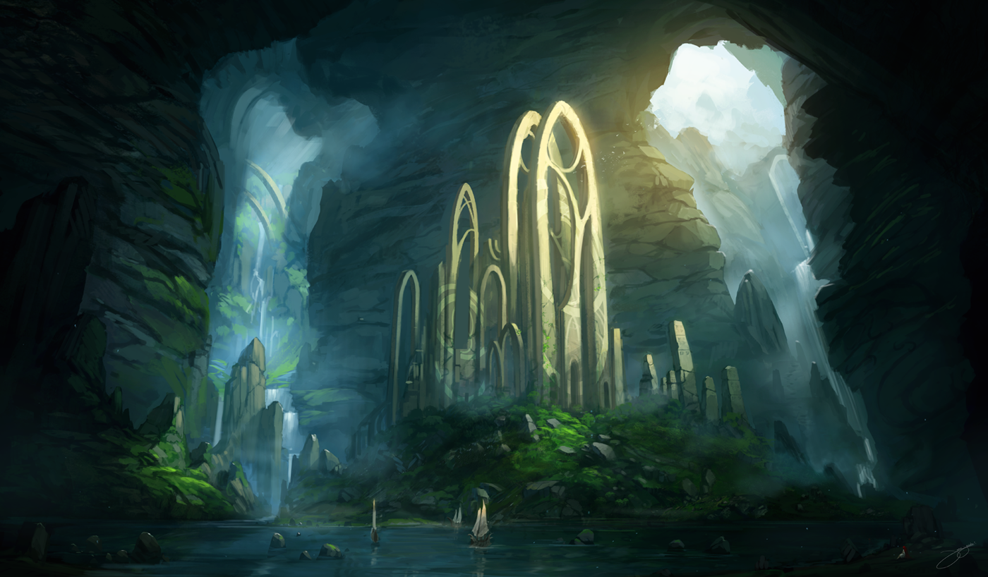 Half Remembered Ruins by JJcanvas