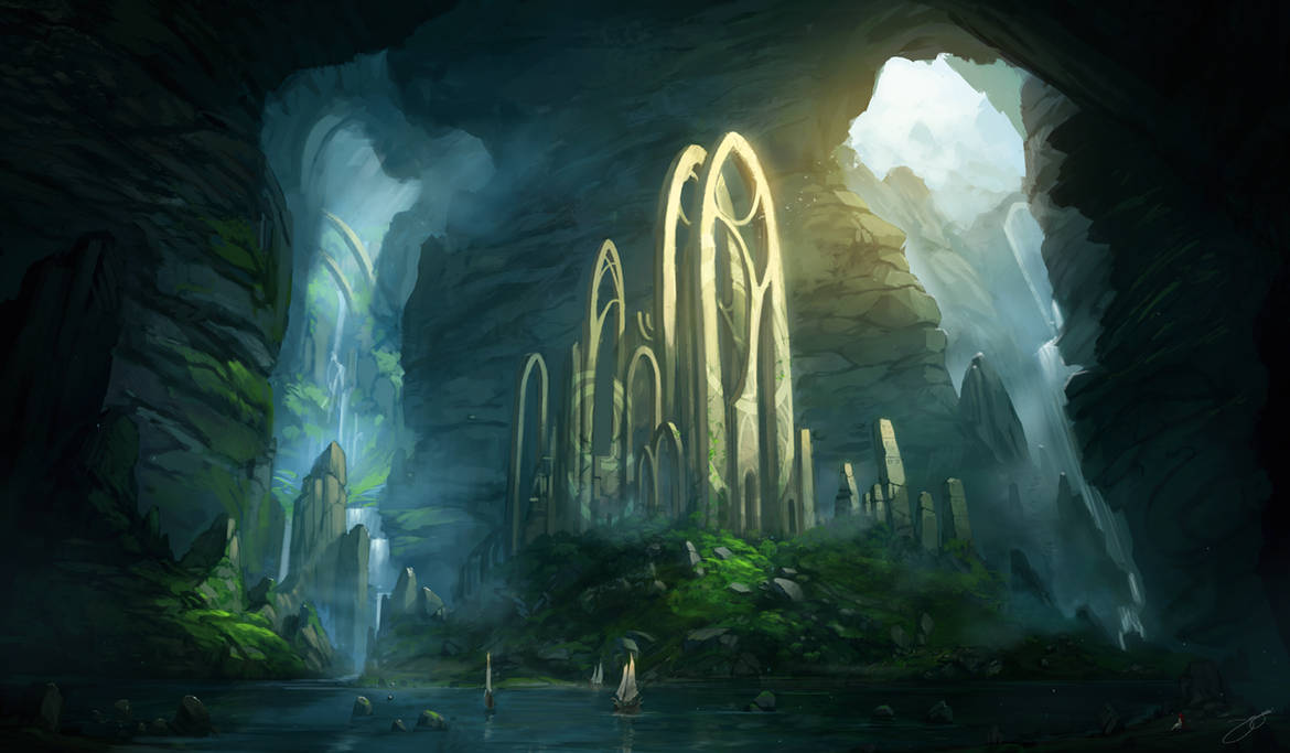 Half Remembered Ruins by JJcanvas