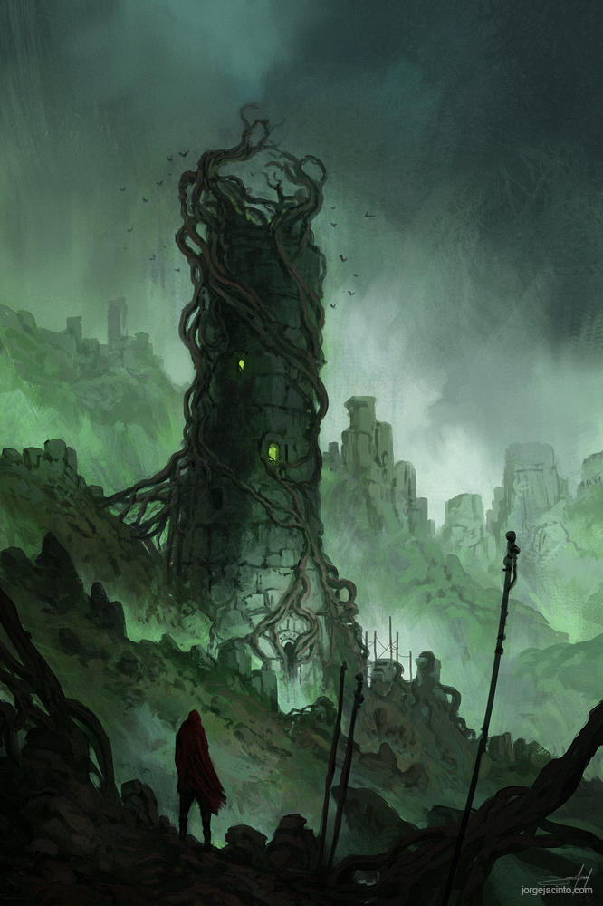 The Tower (w/ time-lapse video) by JJcanvas
