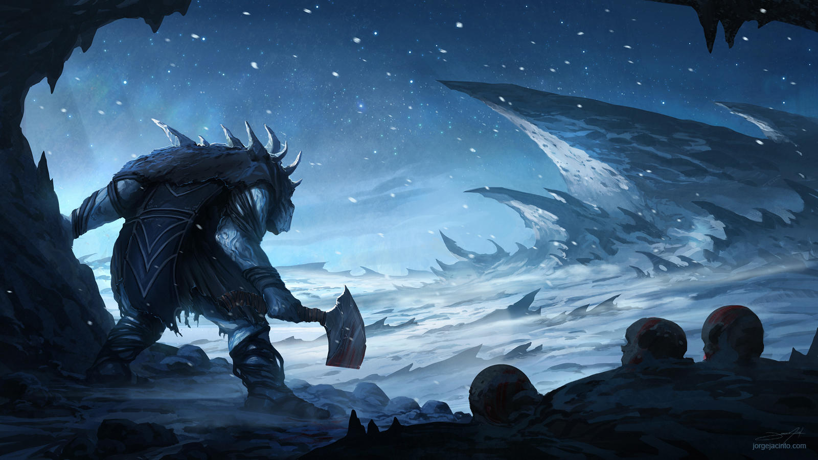 Frozen Wasteland by JJcanvas