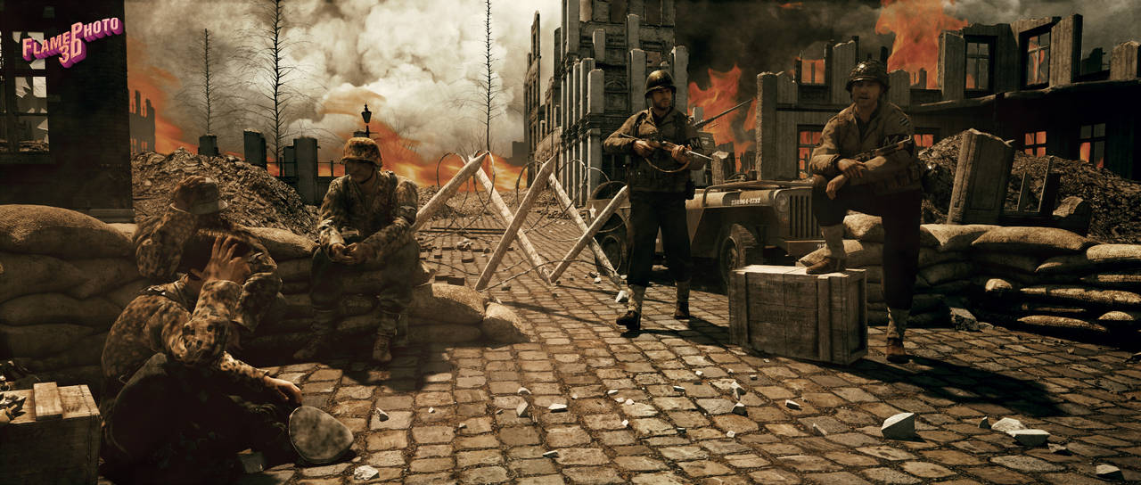 Town in Flames