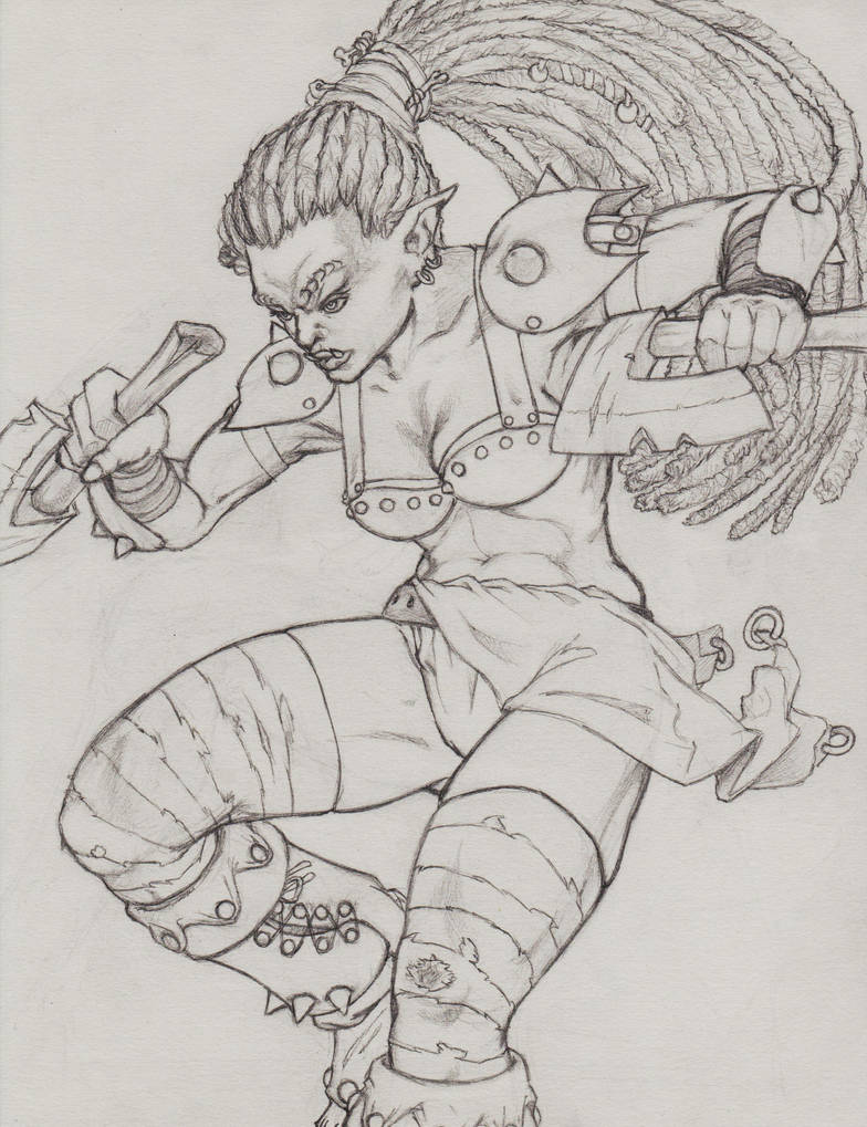 Orc Warrior by doka248