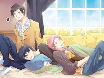 Ao no exorcist - lazy? by jaerika