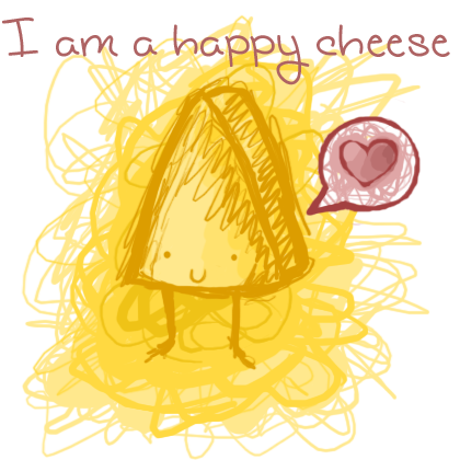 happy cheese by darkmoon3636