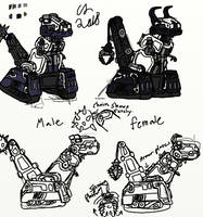 Human!DinoTrux - The Reptools by SpicePrincess on DeviantArt