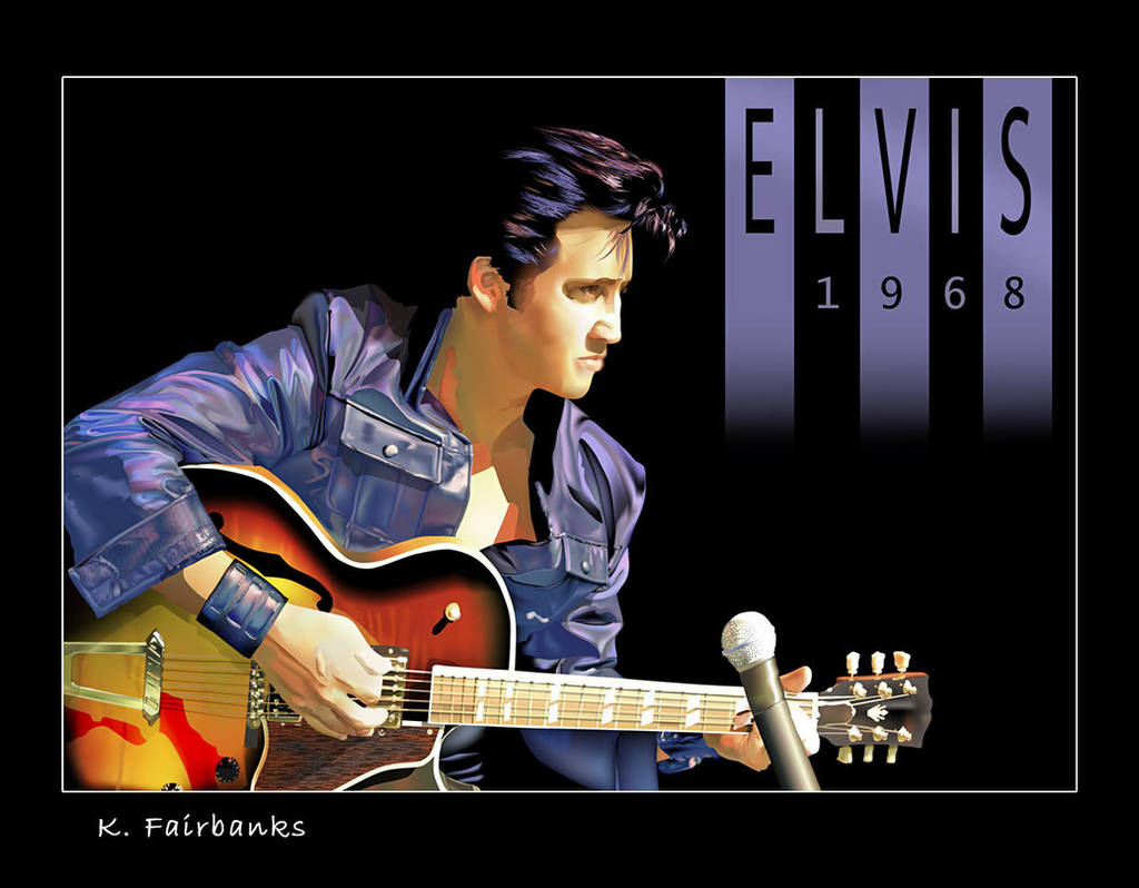 Elvis Presley 1968 by kfairbanks