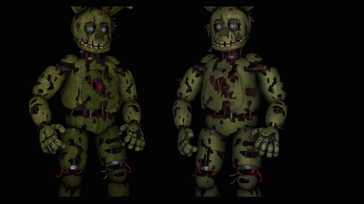 Springtrap texture test [FNaF SFM] by TRAWERT on DeviantArt