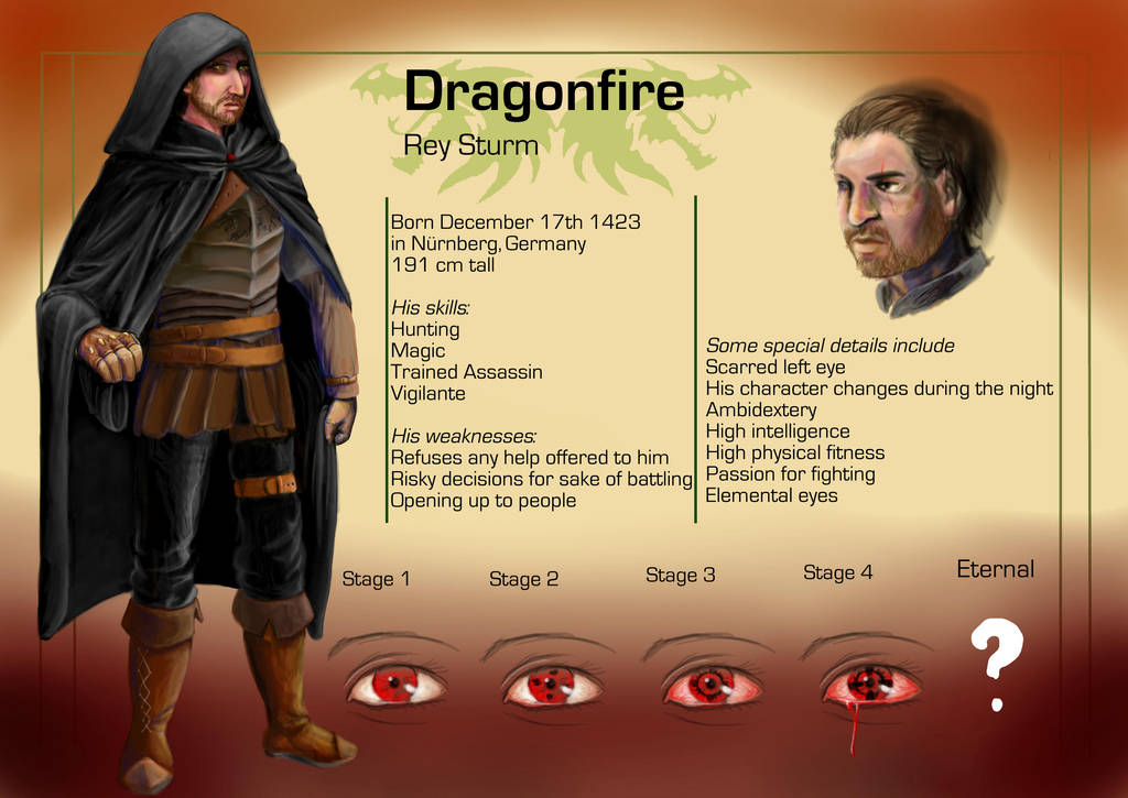 Request_Medieval Dragonfire Reference Sheet by singingstranger