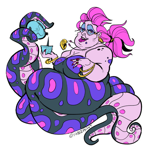 Reverse Little Mermaid: Ursula by FablePaint