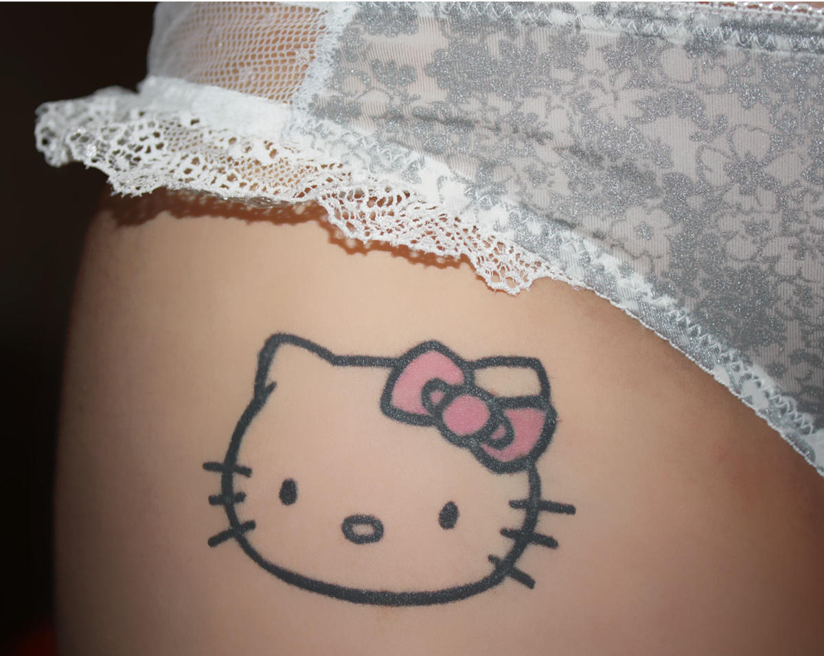 Hello kitty tattoo pics and porn images