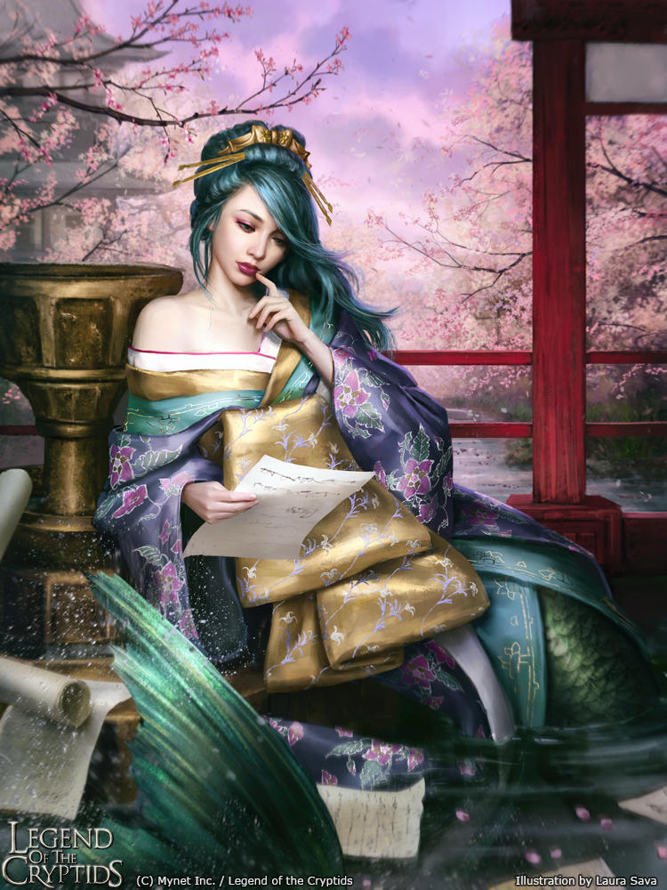 Legend of the Cryptids - Tobiuohime reg. by anotherwanderer