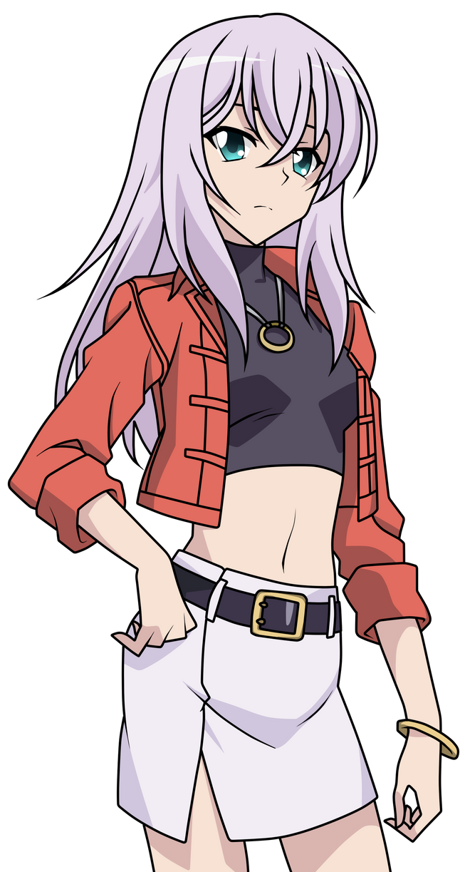 Misaki Tokura (V-Series) Casual Clothes Lineart by CerberusYuri