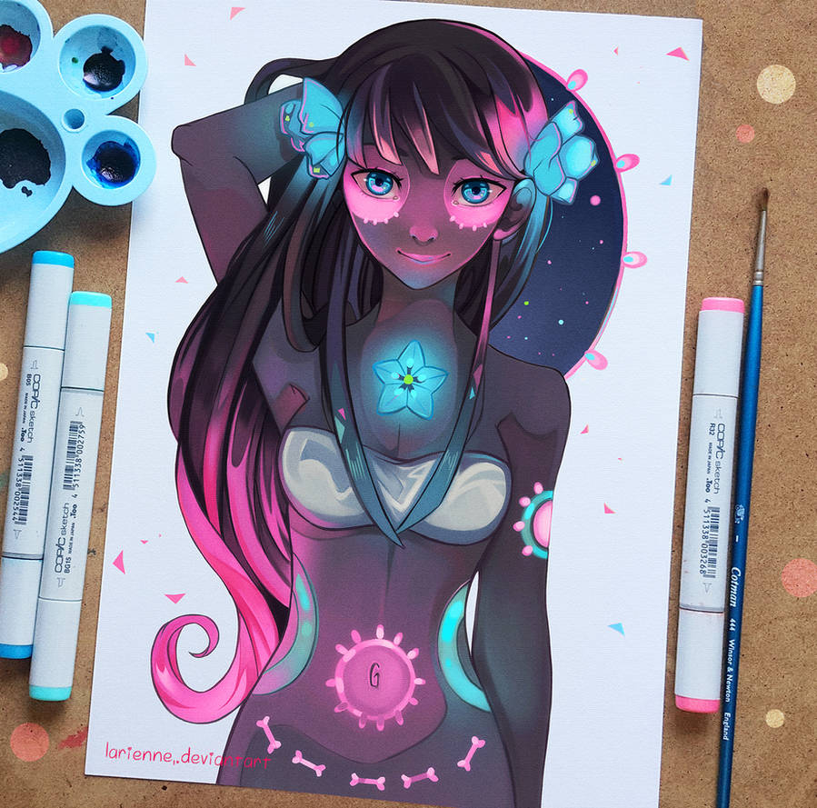 +Neon Death+ by larienne
