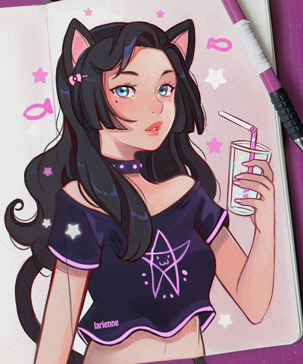 Black Cat by larienne