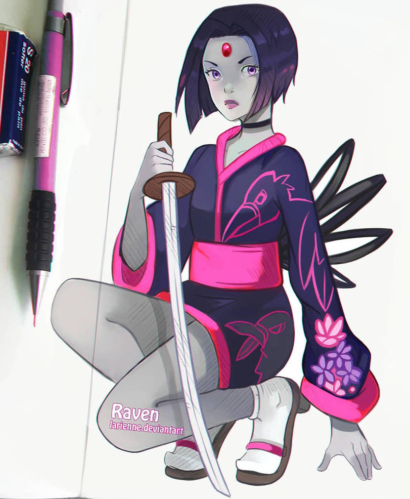 Ninja Raven by larienne