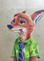 Zootopia Fan art Nick Wilde by KR-Dipark