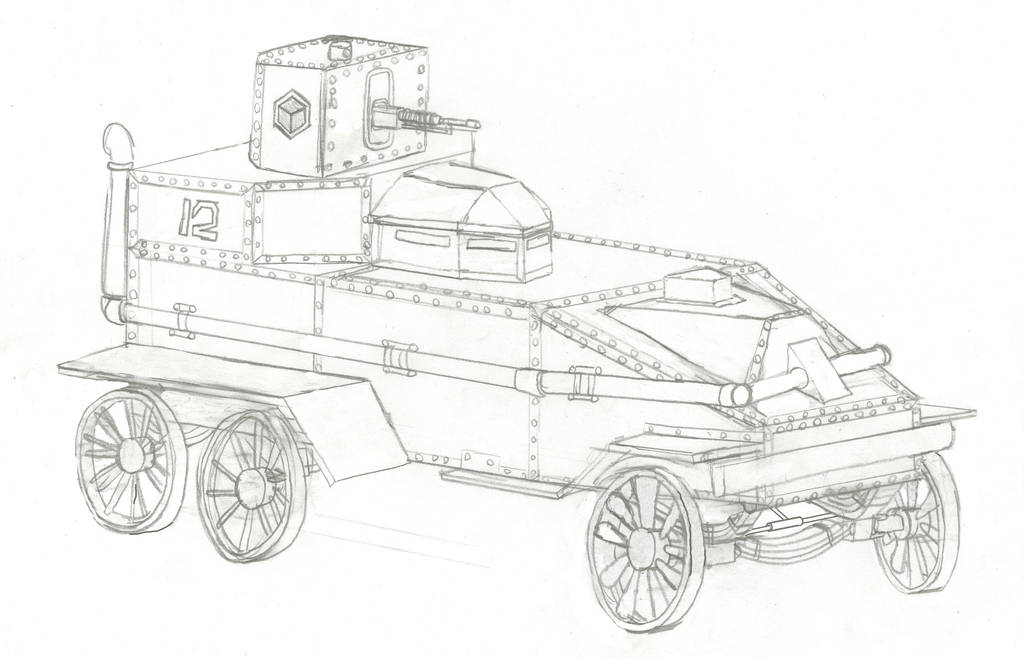 Infrastructural Army Battlesteamer by Imperator-Zor