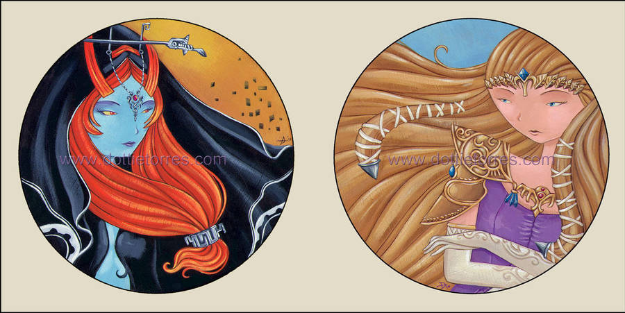 Zedal and Midna Plaques by Gimmeswords