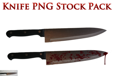 Knife PNG Stock Pack by KarahRobinson-Art