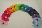 Rainbow of Lumps- RESERVE ONE by loveandasandwich