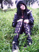 laced leggings by SilenceBLEH