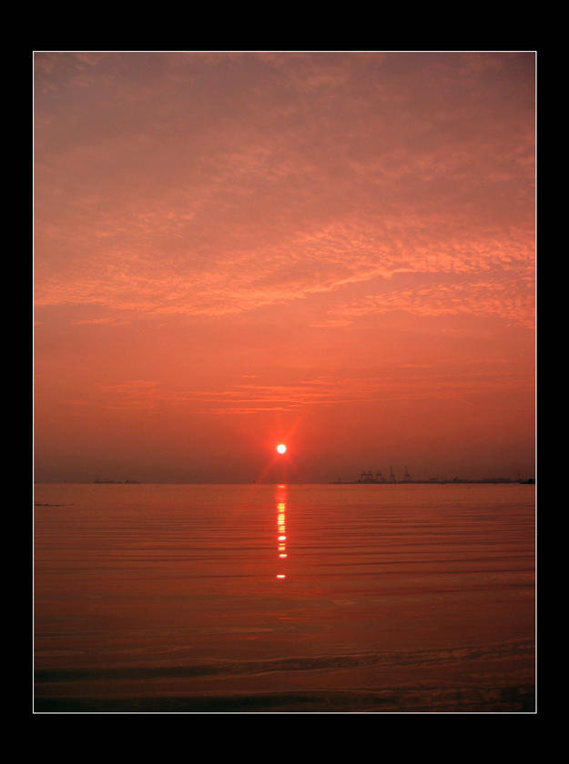 industrial sunrise by yoxx