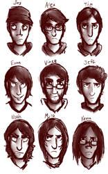 Protagonist Portraits by RessQ