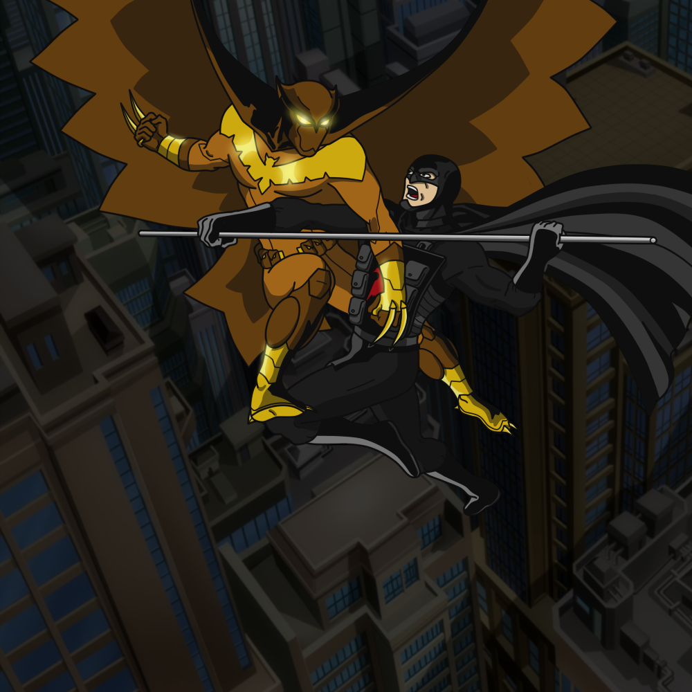 Raven vs Midnight Owl by MidnightOwl07
