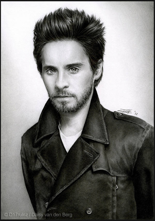 Jared Leto - Pencil Drawing by D17rulez