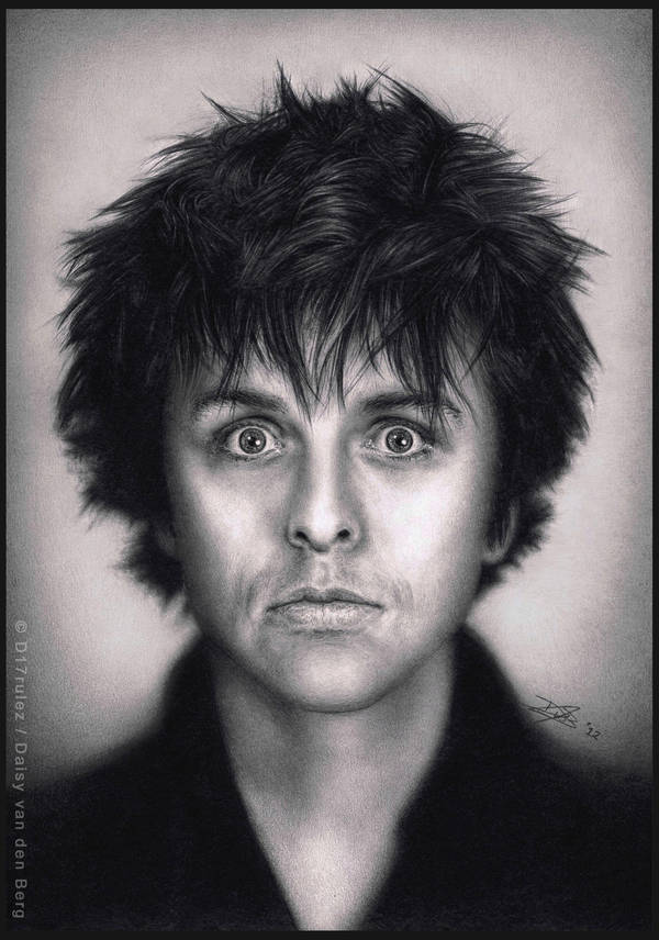 Billie Joe Armstrong - Pencil Drawing by D17rulez