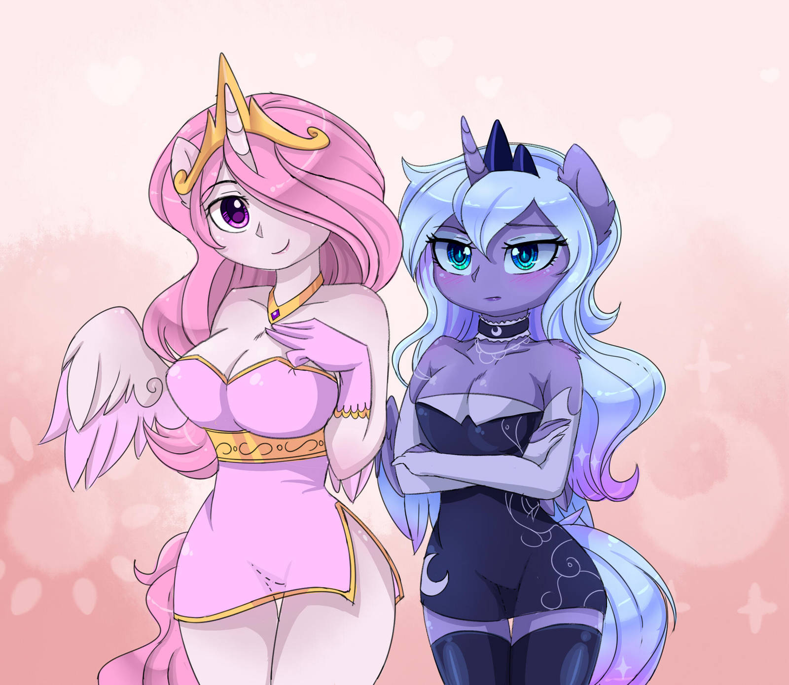 Tia and woona by MagnaLuna on DeviantArt