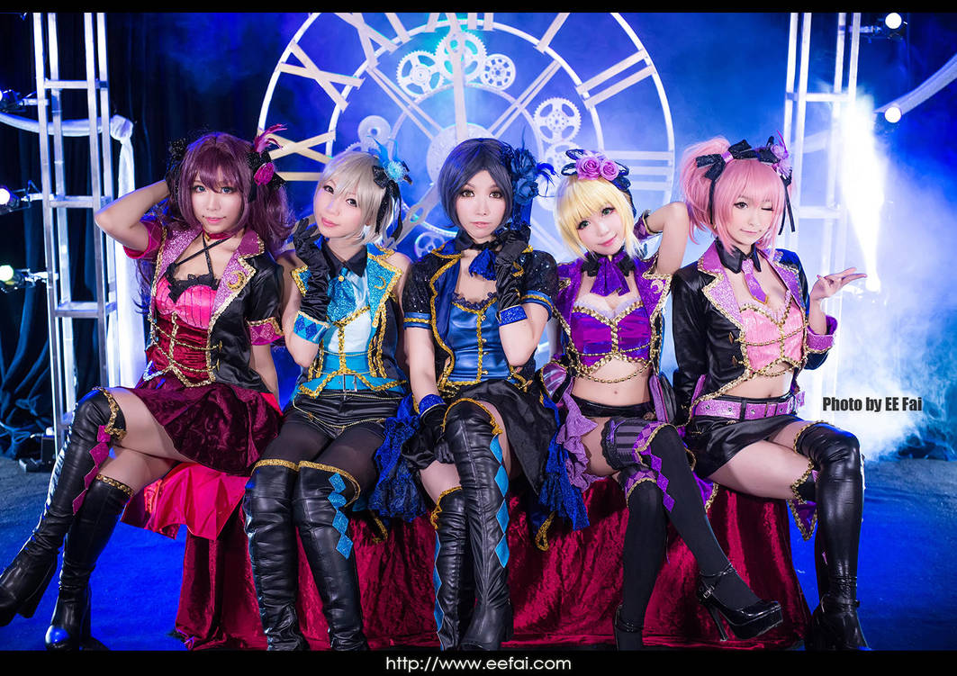 girls cosplay cinderella Idolmaster