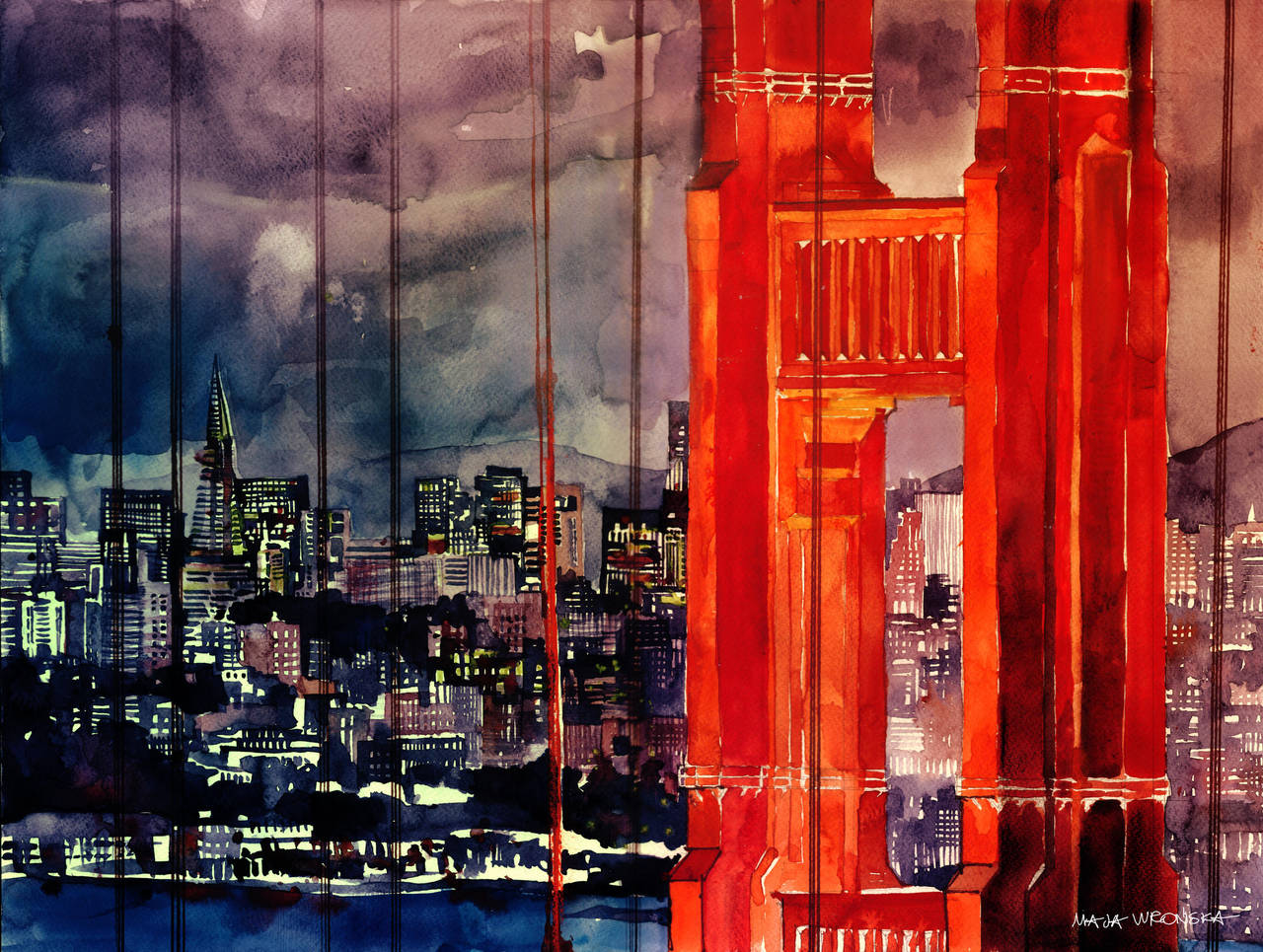 Golden gate bridge by takmaj