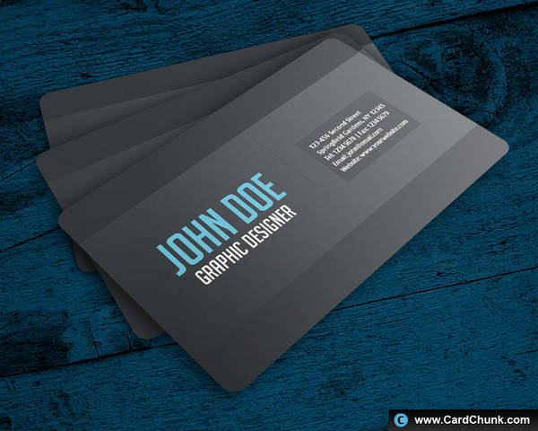 Simple Business Card by cardchunk