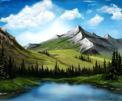 Mountains by AlinaGorn