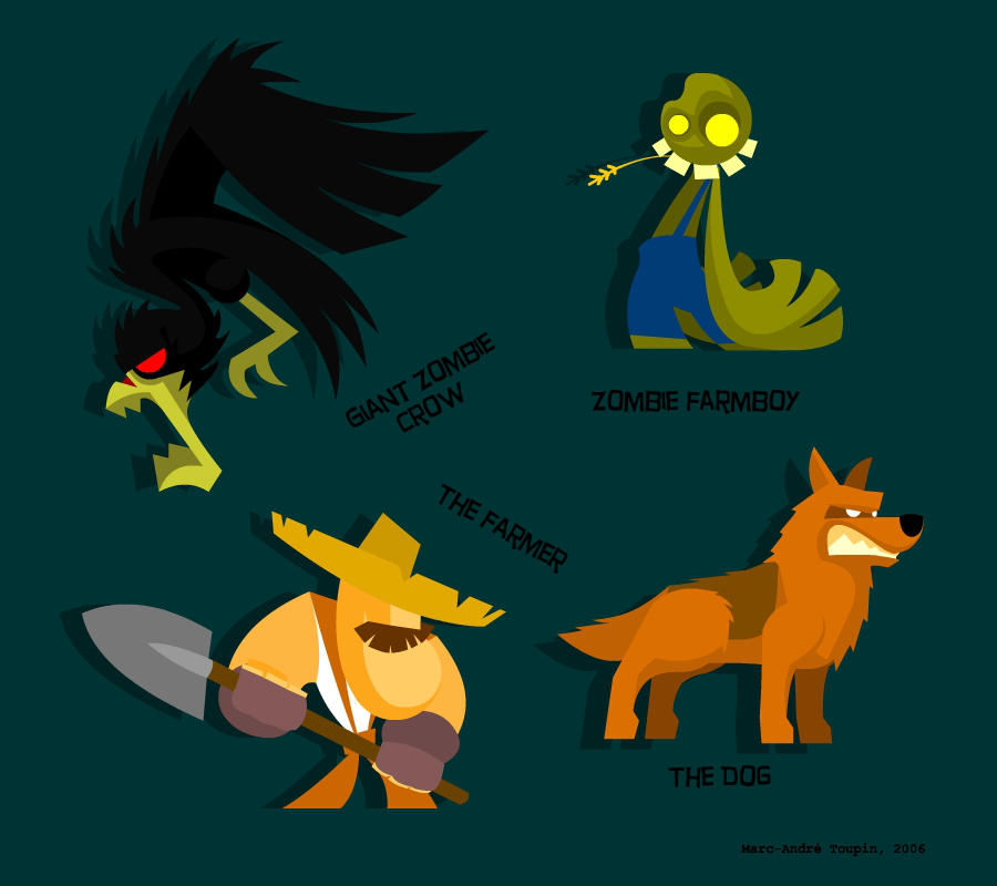 Zombie game concept art 01 by KloporToups