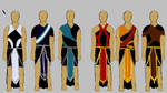 Upper Army-Four Generals+Two Commanders concepts by Amasteria