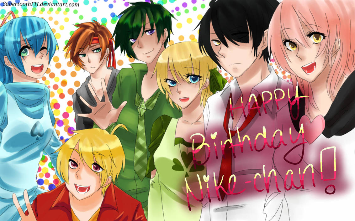 HAPPY (really late) BDAY NIKE-CHAN by SabertoothFH