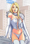 Collab Emma Frost by dessinateur777