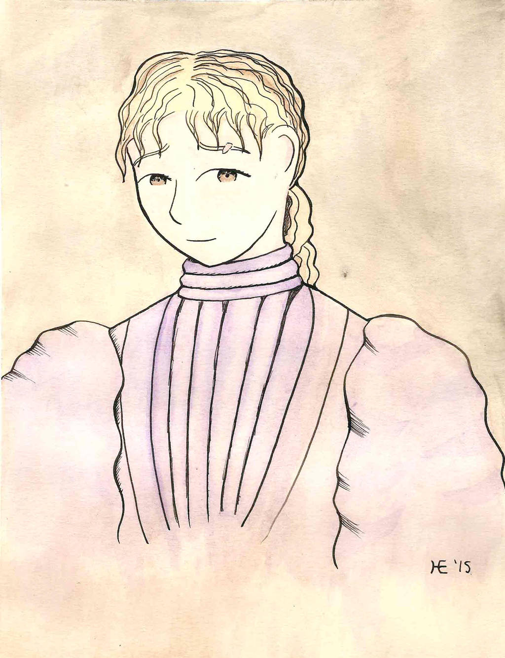 Rosamond Grey Painting by Hestia-Edwards