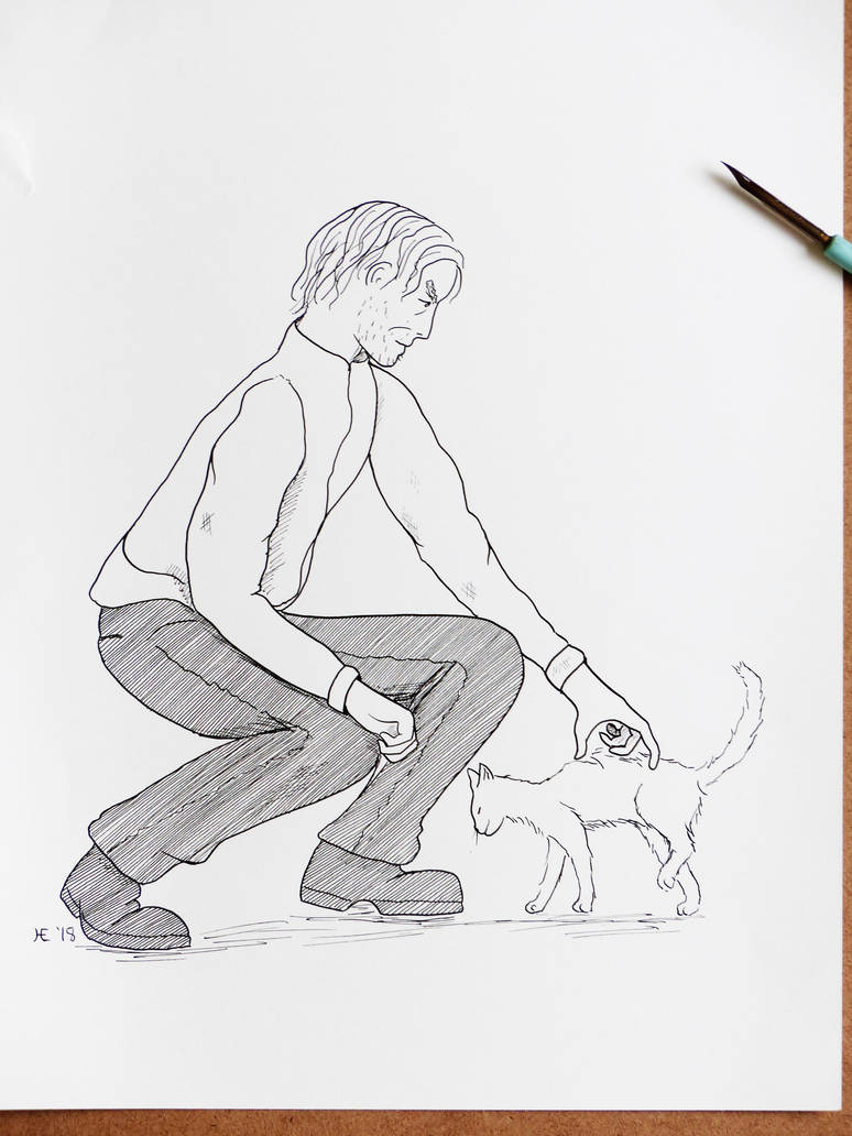 The Cat and His Man: Chaucer and Richard Snow by Hestia-Edwards