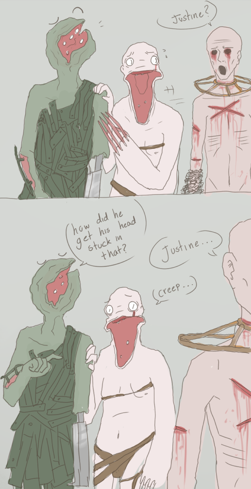 Amnesia : Justine monster by JJ-Power